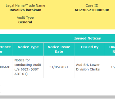 DRC 01 Notice in GST: Tax Demand and Compliance Details